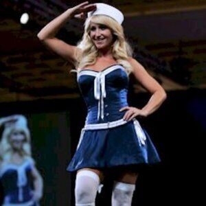 NWT Sailor Corset + FREE! Steel Boned 26" MED